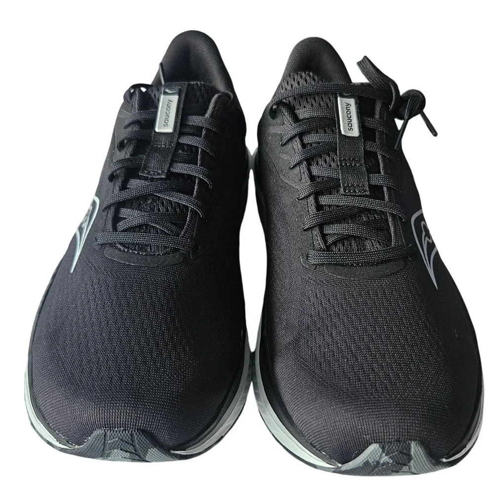 Saucony Echelon 10 Mens Running Shoes Black Silver S21044-100 Size 12